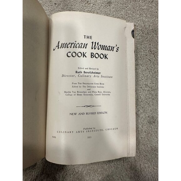 Vintage The American Womans Cook Book Edited By Ruth Berolzheimer 1951 Edition - Picture 3 of 6